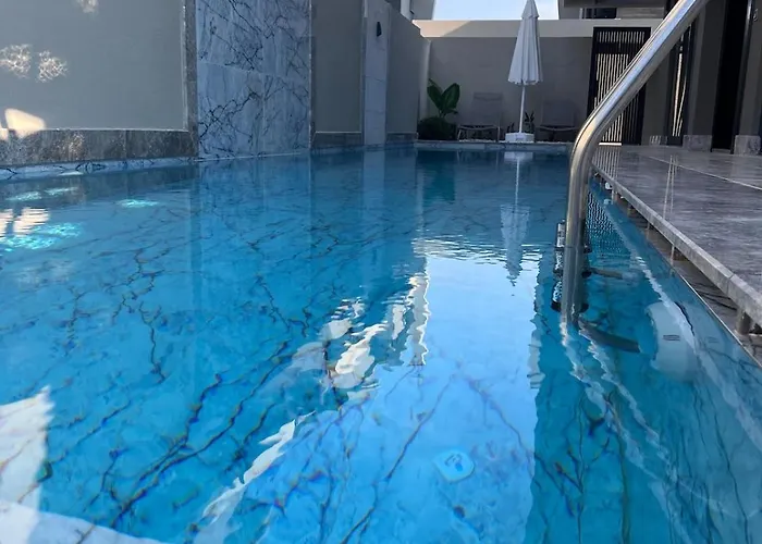 Villa Burberry&sauna Whirlpool Turkish Bath Pool Bbq