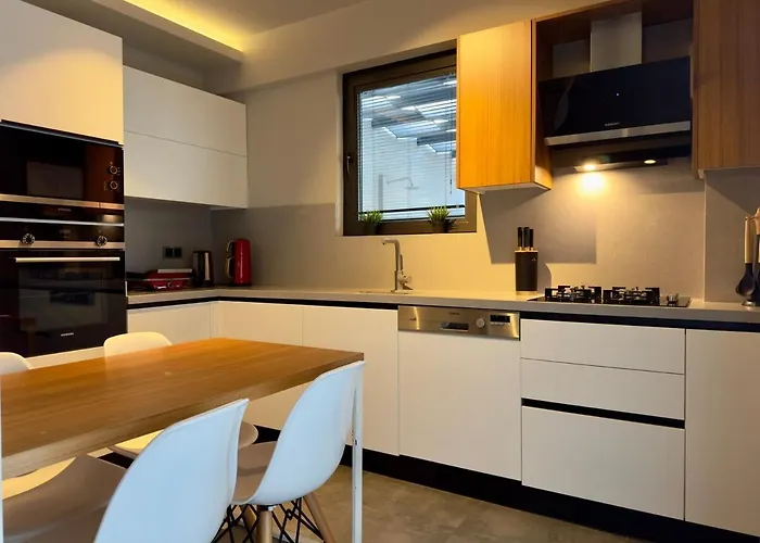 别墅 Burberry&sauna Whirlpool Turkish Bath Pool Bbq 费特希耶